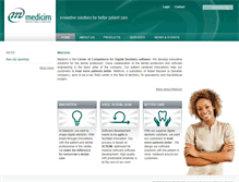 Tablet Screenshot of medicim.com